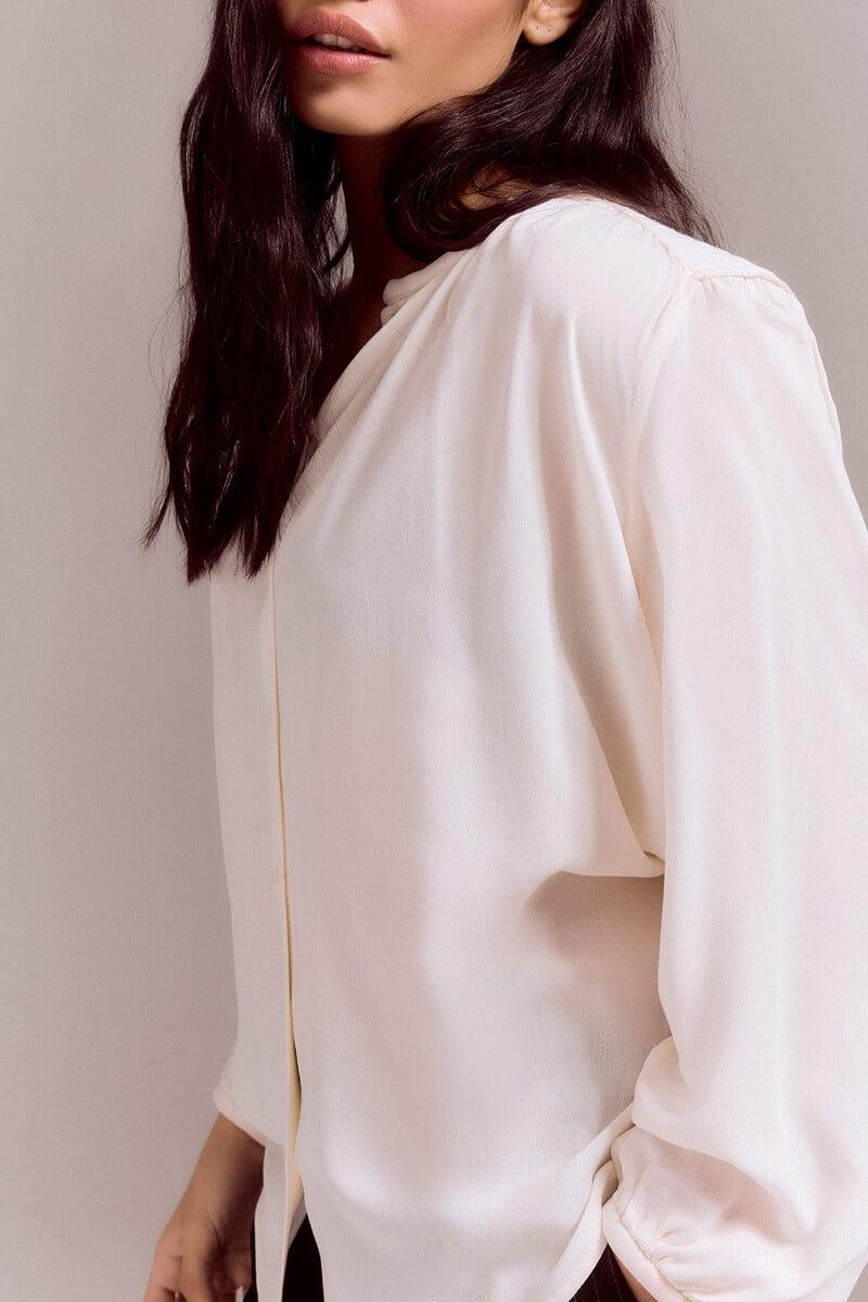 pedro del hierro Blusa canesú acolchado Mejor oferta