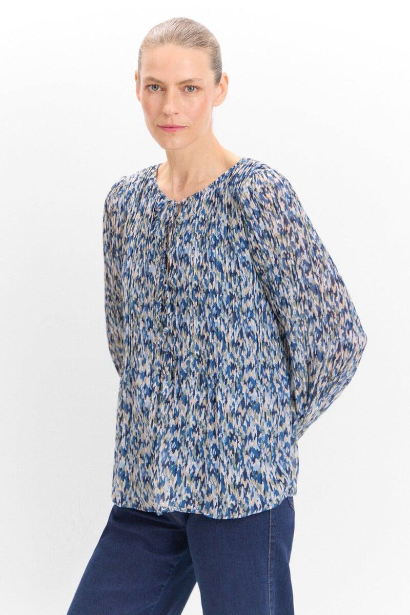 pedro del hierro Blusa plisada estampada Envío gratis