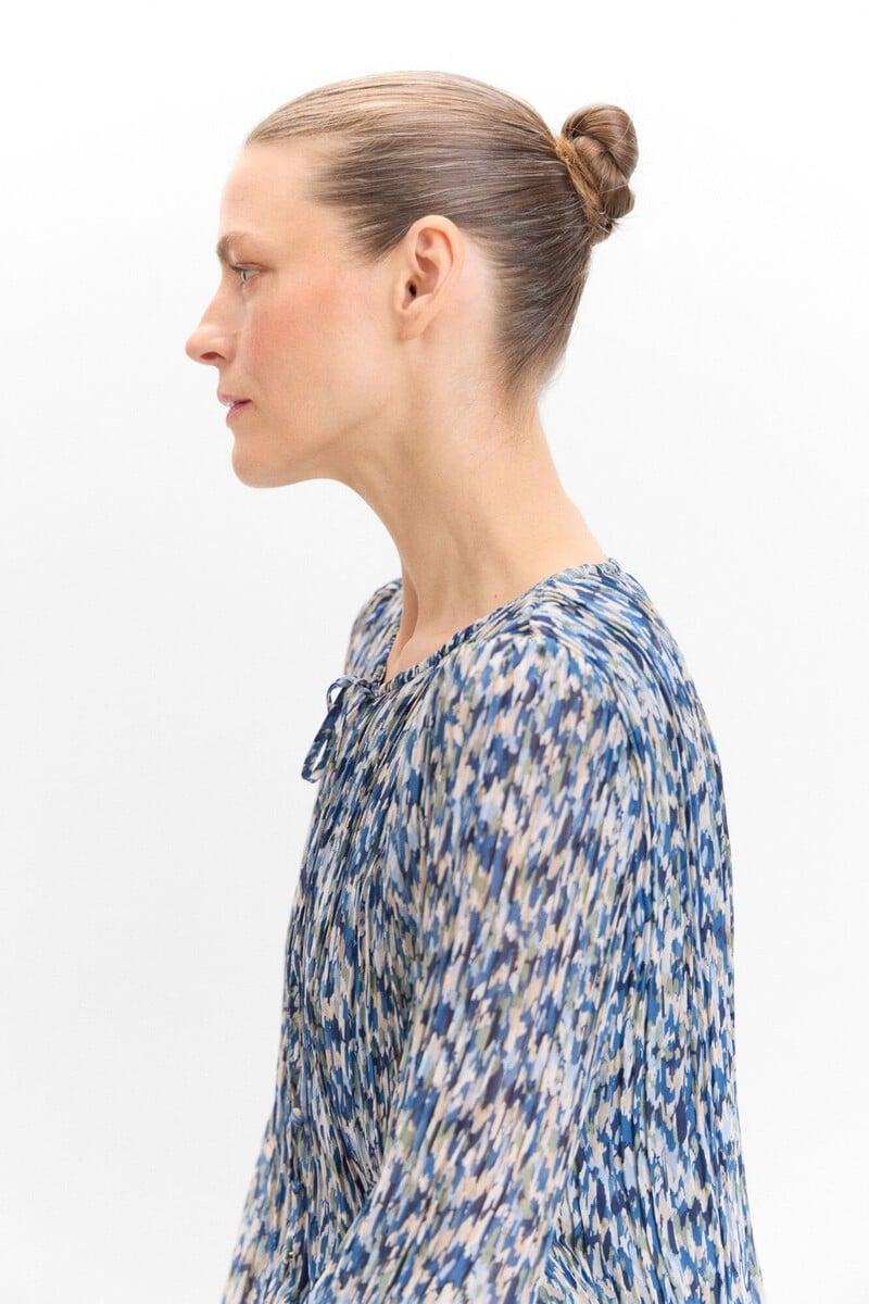 pedro del hierro Blusa plisada estampada Envío gratis