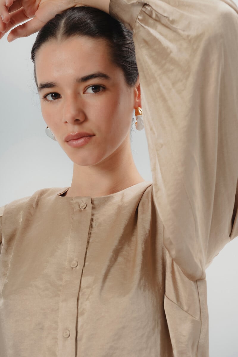 pedro del hierro Blusa satinada Matilda Últimos 3 días