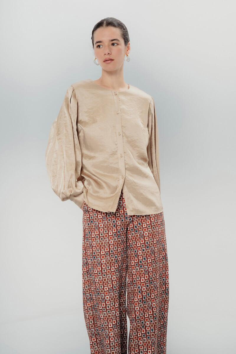 pedro del hierro Blusa satinada Matilda Últimos 3 días