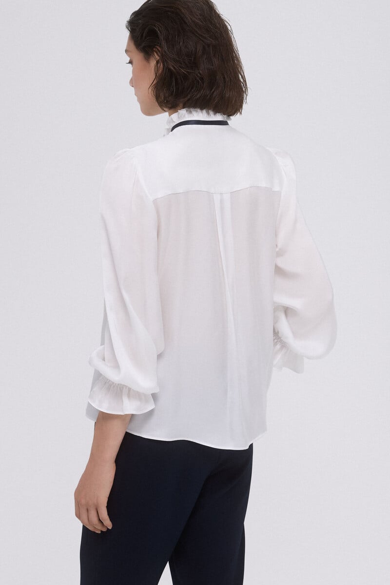 pedro del hierro Blusa satén lazo Últimos 2 días