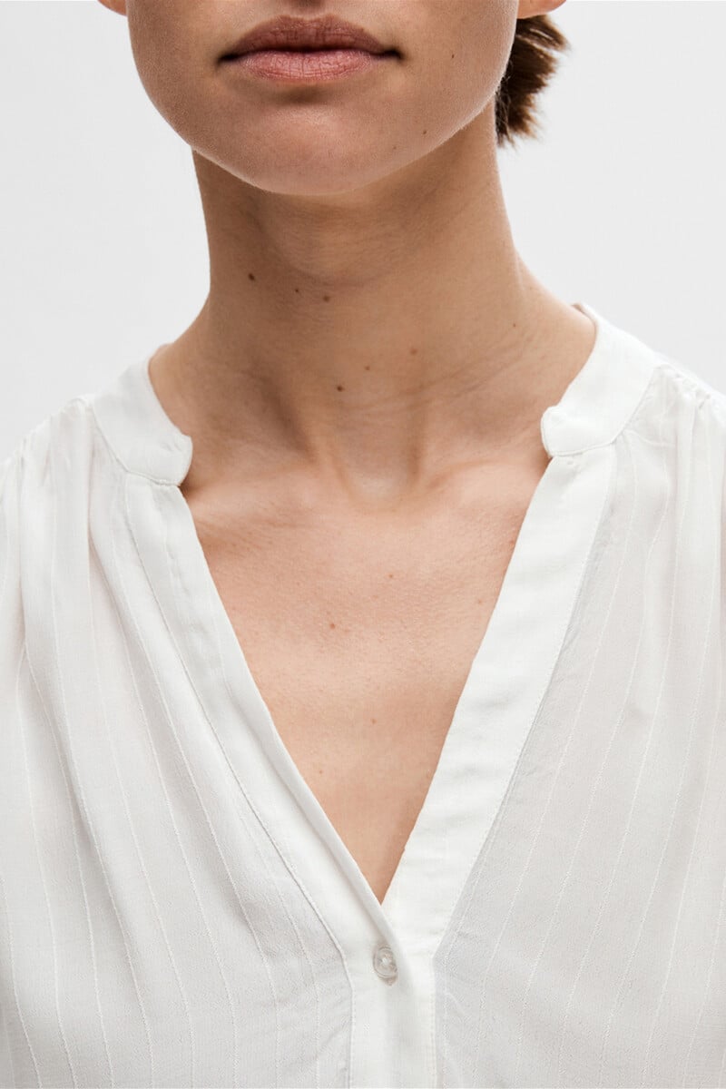 pedro del hierro Blusa de manga corta confeccionada con Viscosa Ecovero Oferta especial de fábrica