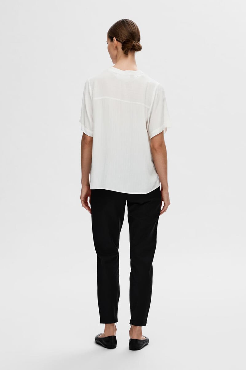 pedro del hierro Blusa de manga corta confeccionada con Viscosa Ecovero Oferta especial de fábrica
