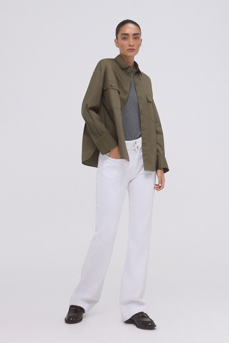 pedro del hierro Camisa utility oversize Solo queda un día