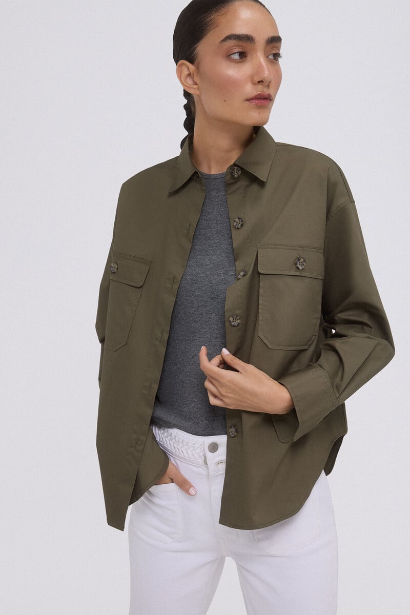 pedro del hierro Camisa utility oversize Solo queda un día