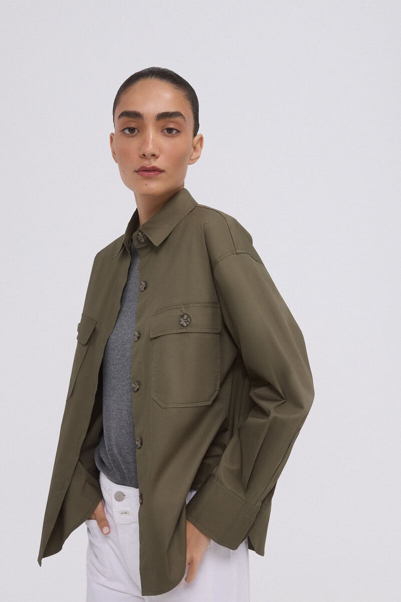pedro del hierro Camisa utility oversize Solo queda un día