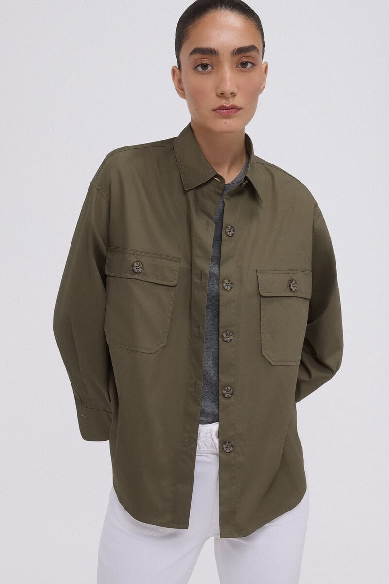 pedro del hierro Camisa utility oversize Solo queda un día