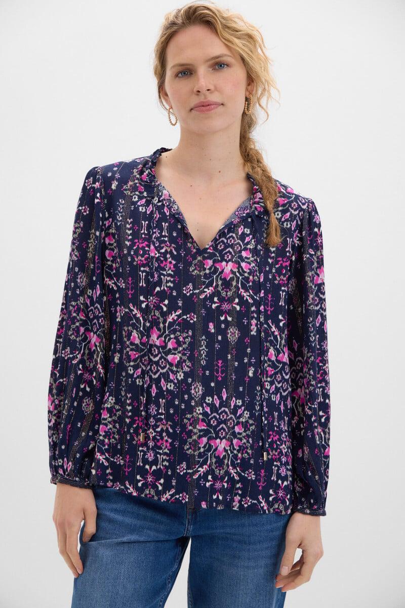 pedro del hierro Blusa fluida lurex Grandes descuentos
