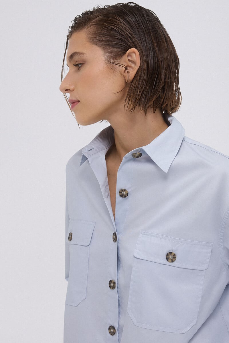 pedro del hierro Camisa utility oversize Liquidación