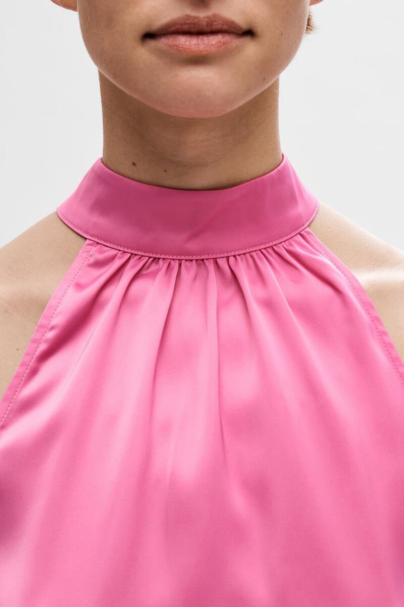 pedro del hierro Top cuello halter sin mangas confeccionado con materiales reciclados Envío internacional gratuito