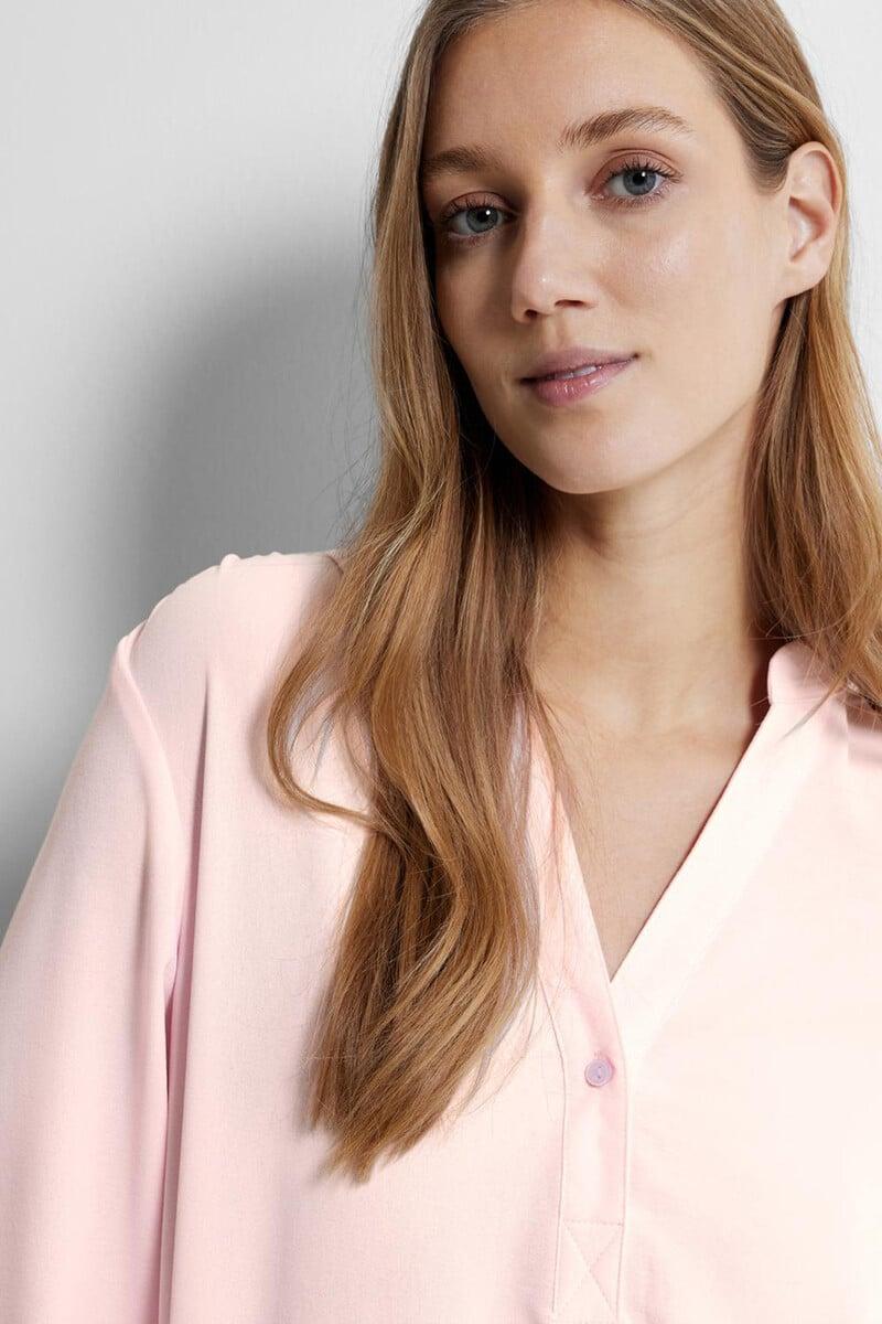 pedro del hierro Blusa fluida con cuello de pico confeccionada con materiales reciclados Limitado a 3 días