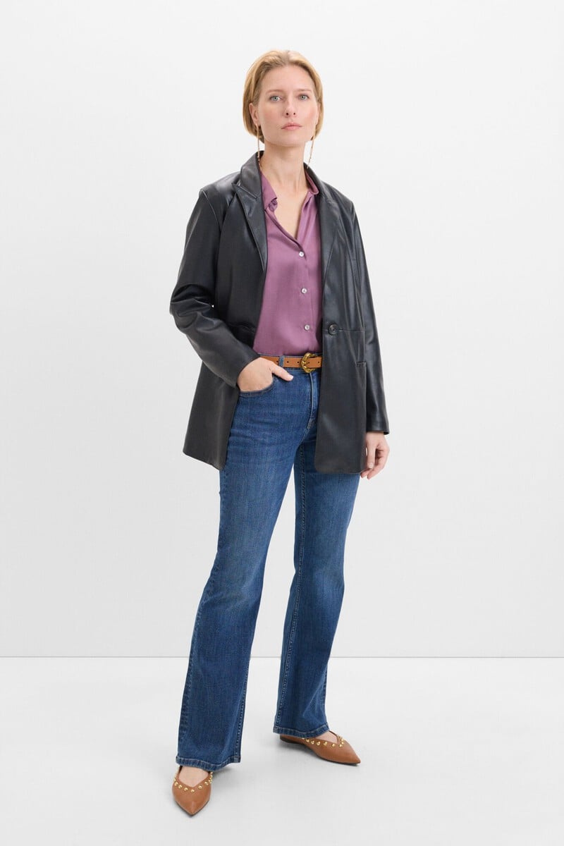pedro del hierro Camisa satinada Ofertas especiales