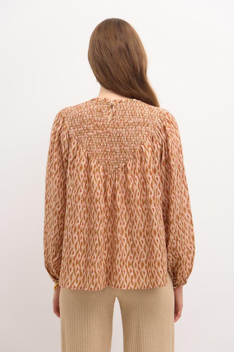 pedro del hierro Ruperta. Blusa estampada Rebajas de fin de temporada