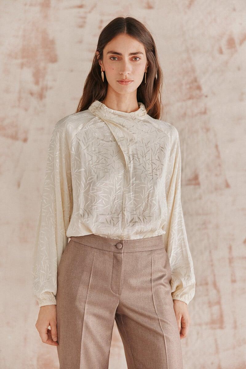 pedro del hierro Fortia. Blusa nudo Devoluciones gratuitas