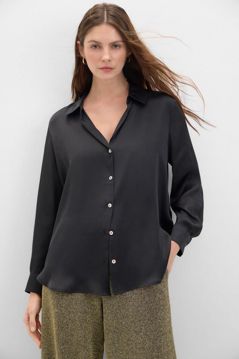 pedro del hierro Camisa satinada 2025