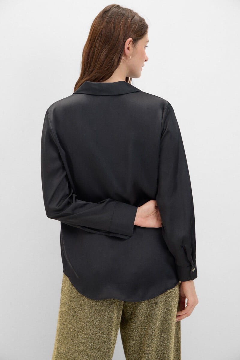 pedro del hierro Camisa satinada 2025