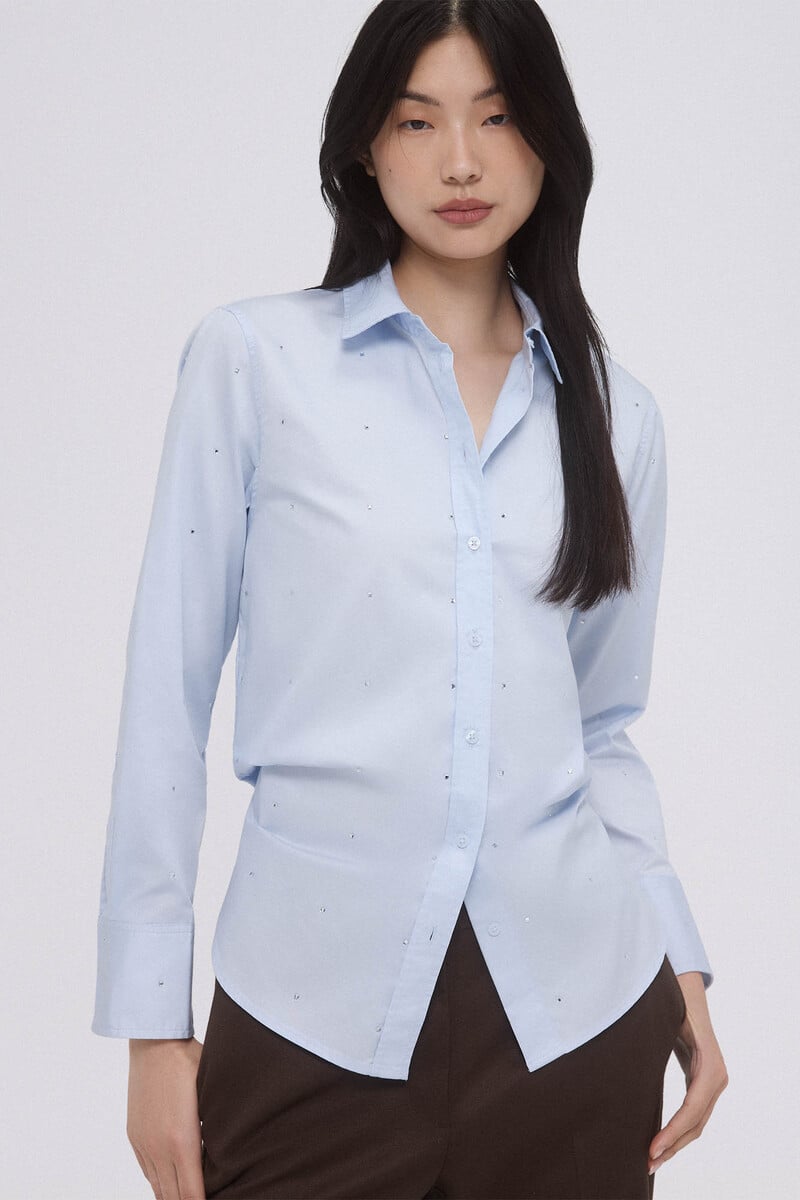 pedro del hierro Camisa oversize popelín brillos Ofertas
