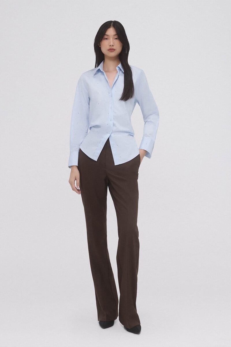 pedro del hierro Camisa oversize popelín brillos Ofertas