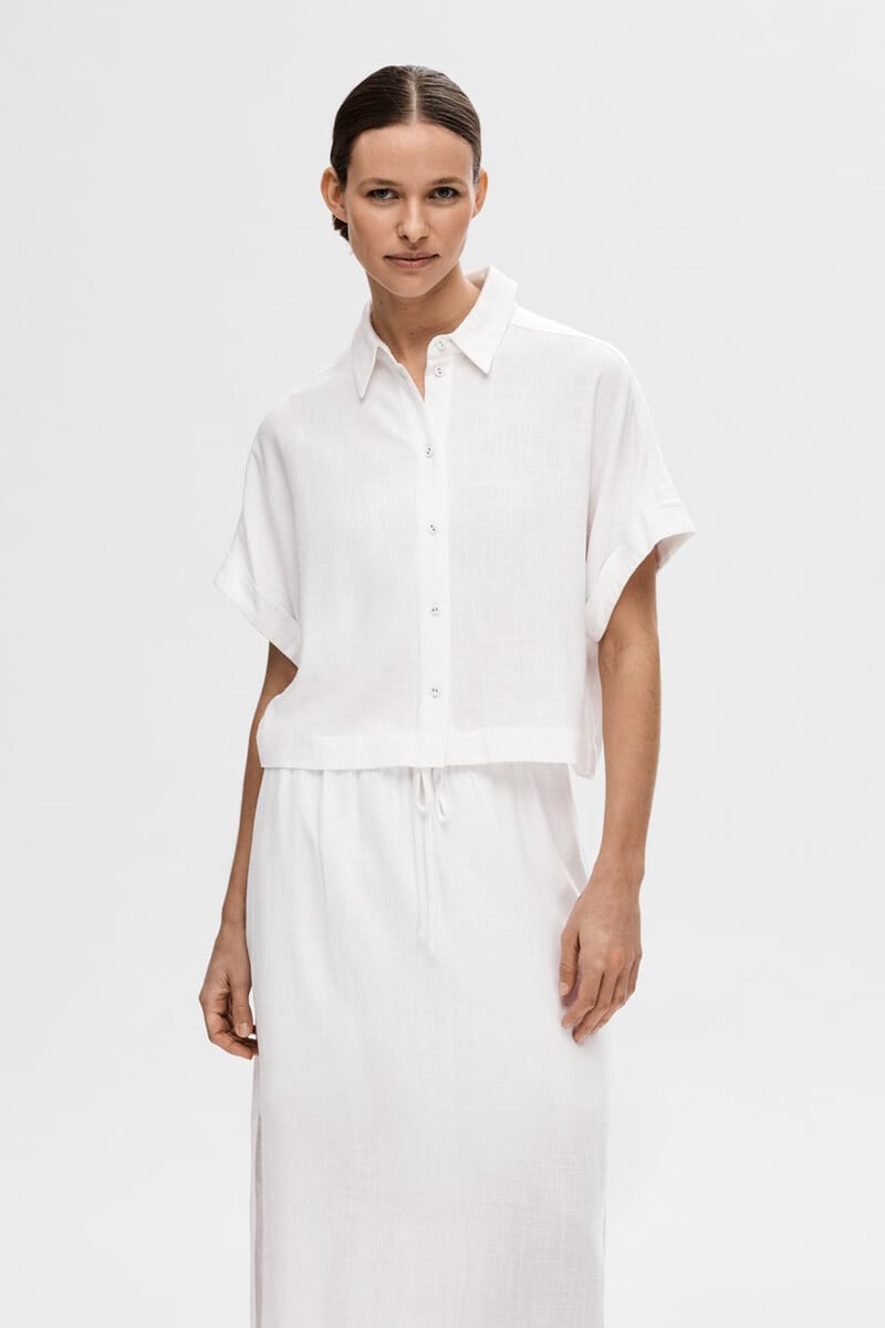 pedro del hierro Camisa de manga corta de lino. Regular Fit Ventas relámpago