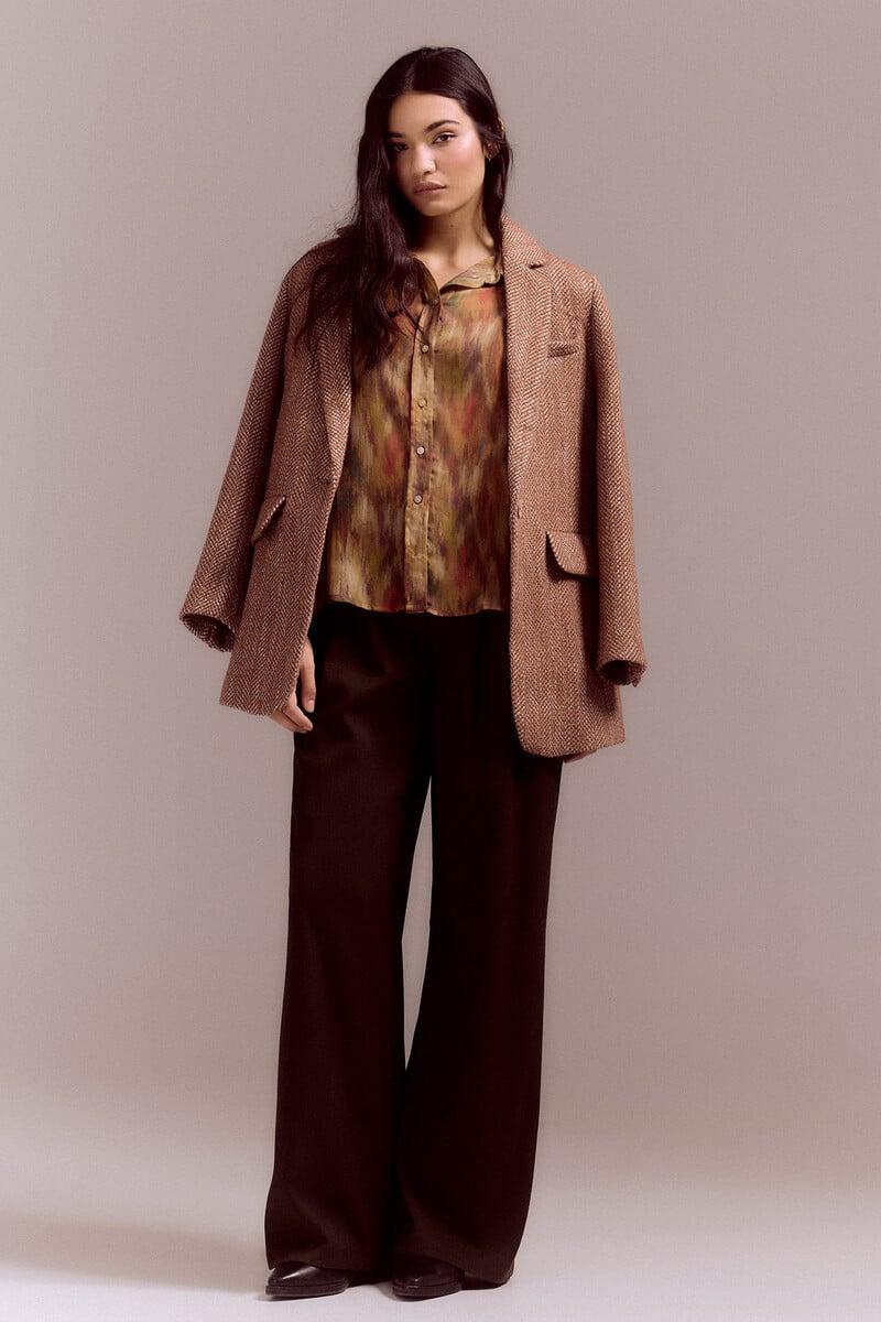 pedro del hierro Camisa estampada canesú Tienda