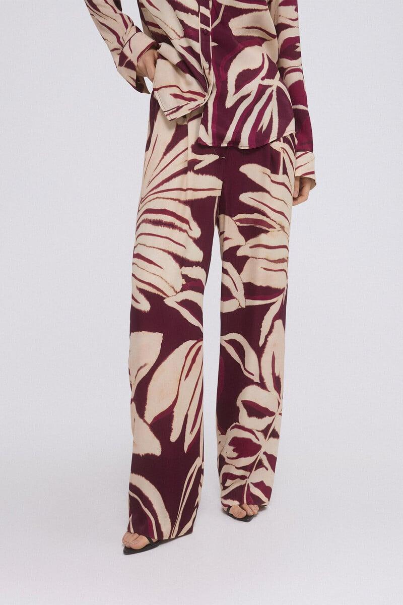 pedro del hierro Pantalón pijamero estampado Promoción por tiempo limitado