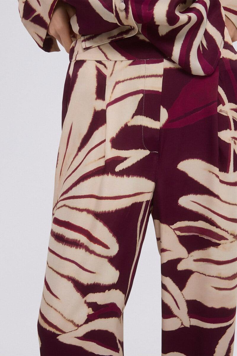 pedro del hierro Pantalón pijamero estampado Promoción por tiempo limitado
