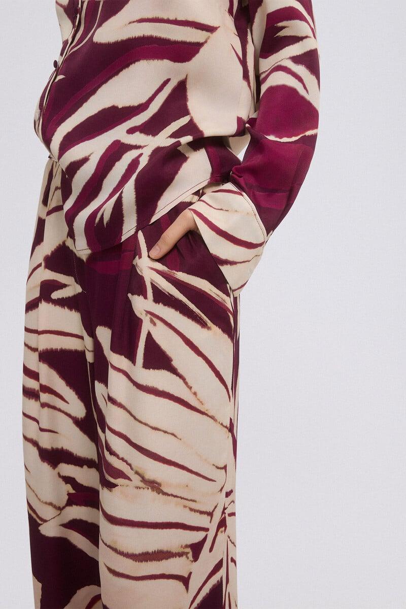 pedro del hierro Pantalón pijamero estampado Promoción por tiempo limitado