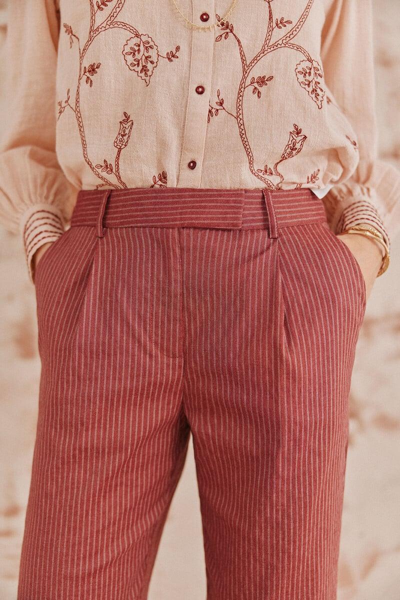 pedro del hierro Paloma. Pantalones rayas Oferta especial de fábrica