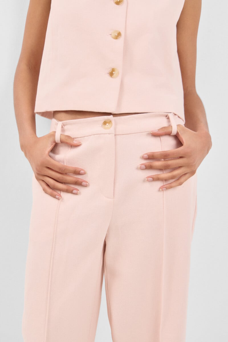 pedro del hierro Pantalón de sarga crop En oferta
