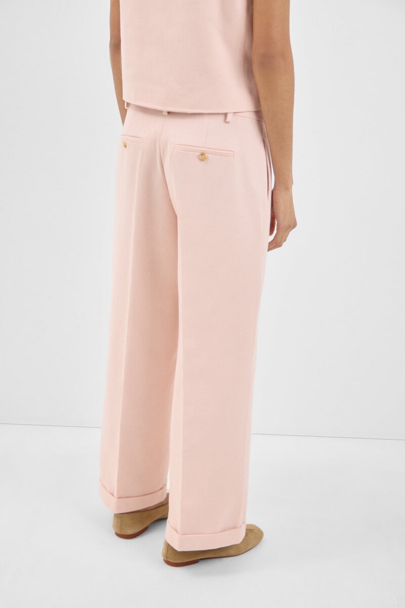 pedro del hierro Pantalón de sarga crop En oferta