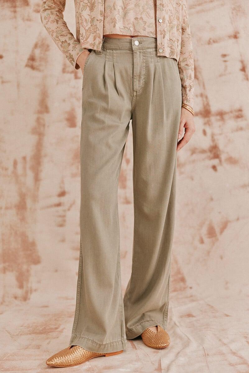 pedro del hierro Pandme. Pantalones tencel Grandes ahorros