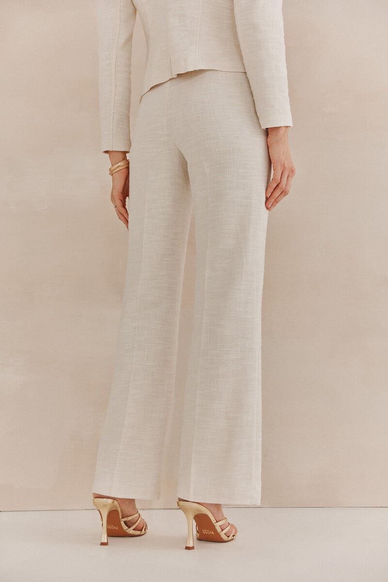 pedro del hierro Paula. Pantalones jaquard Rebajas de fin de temporada