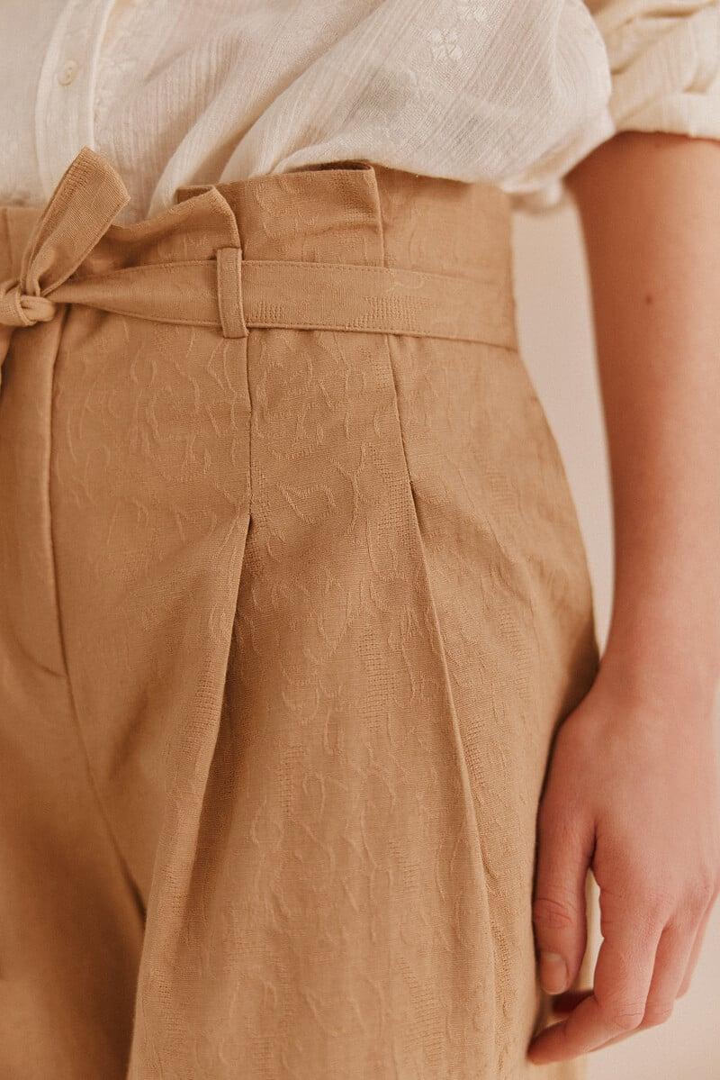 pedro del hierro Pulia. Pantalones anchos Precio ultrabajo