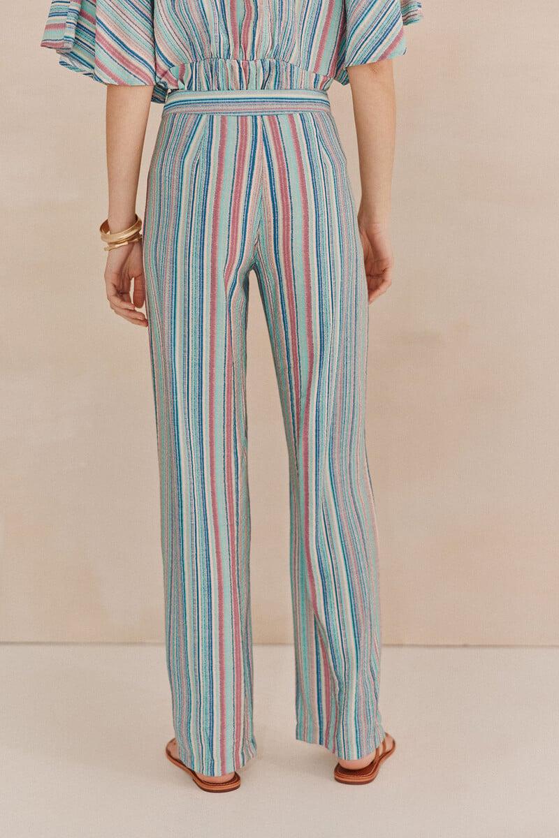 pedro del hierro Perla. Pantalones estampados Devoluciones gratuitas