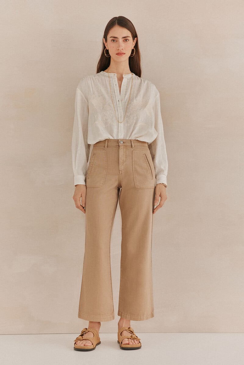 pedro del hierro Paliana. Pantalones fluidos Rebajas