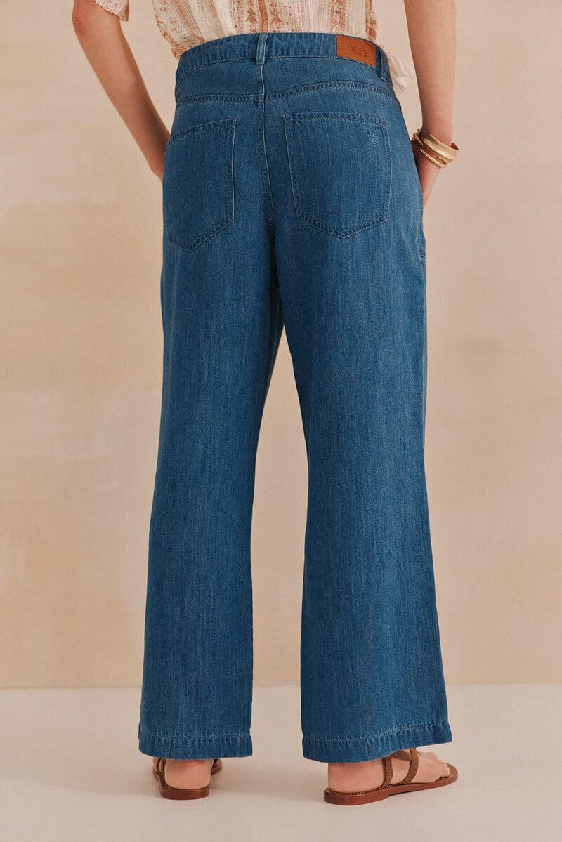 pedro del hierro Paris. Pantalones tencel Rebajas baratas