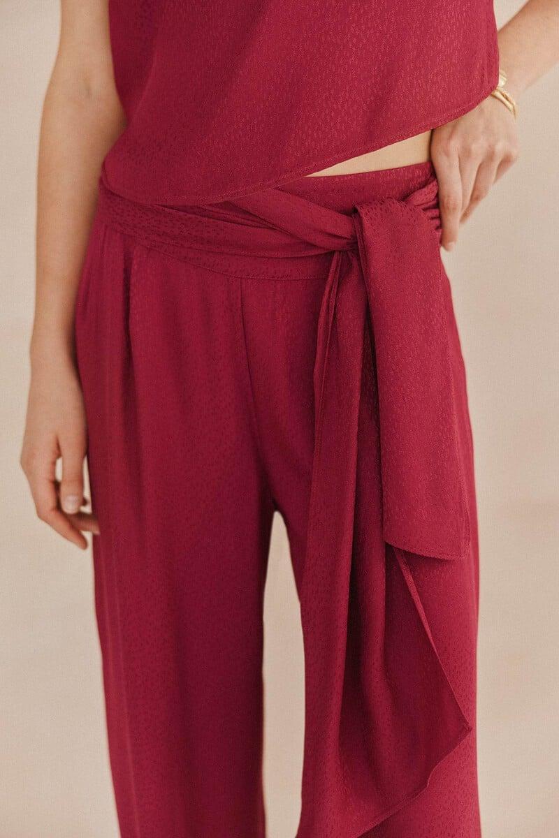 pedro del hierro Paleana. Pantalones satinados Ventas relámpago