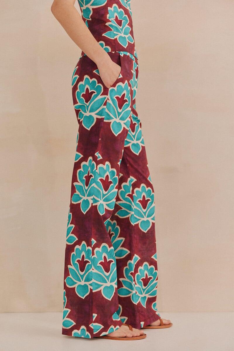 pedro del hierro Poline. Pantalones estampados Rebajas online