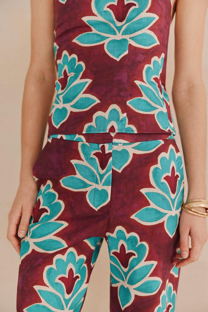 pedro del hierro Poline. Pantalones estampados Rebajas online