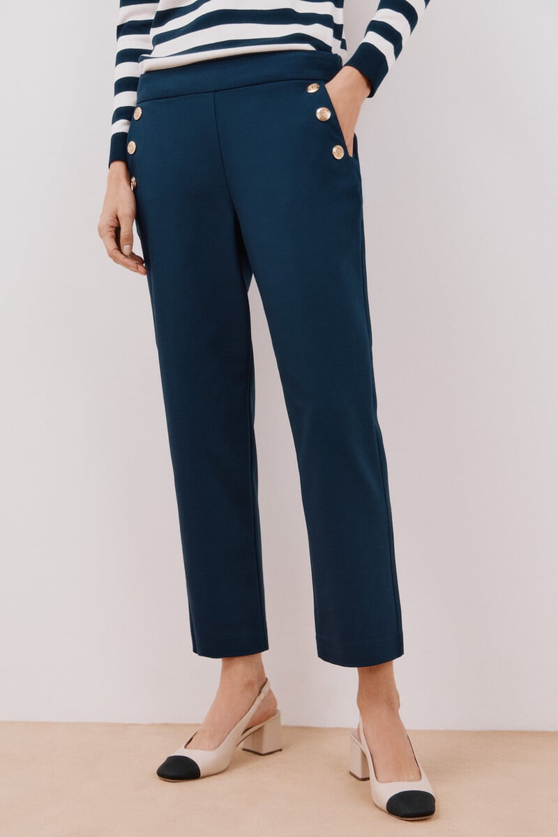 pedro del hierro Pantalón con botones Promoción trimestral