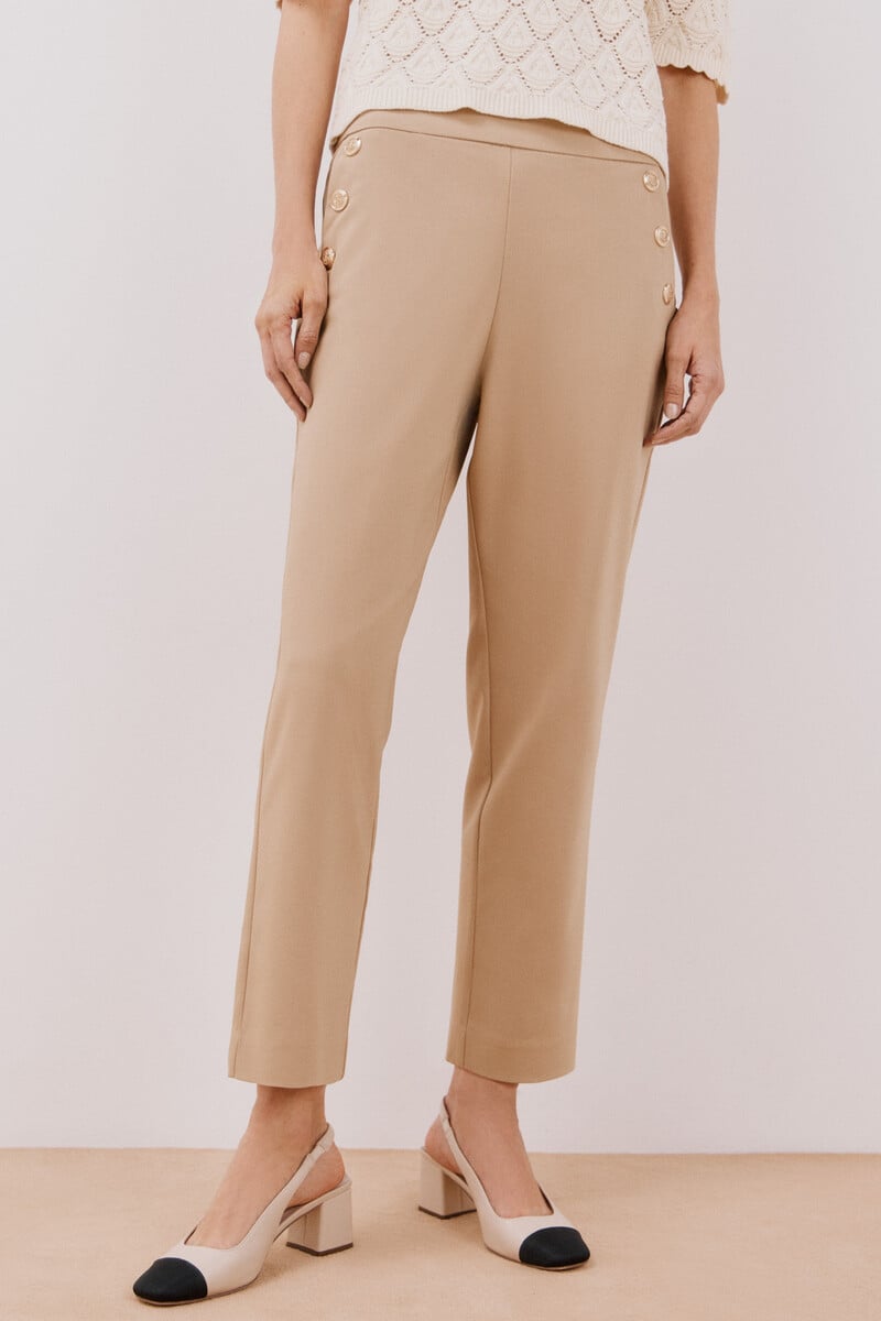pedro del hierro Pantalón con botones Solo queda un día