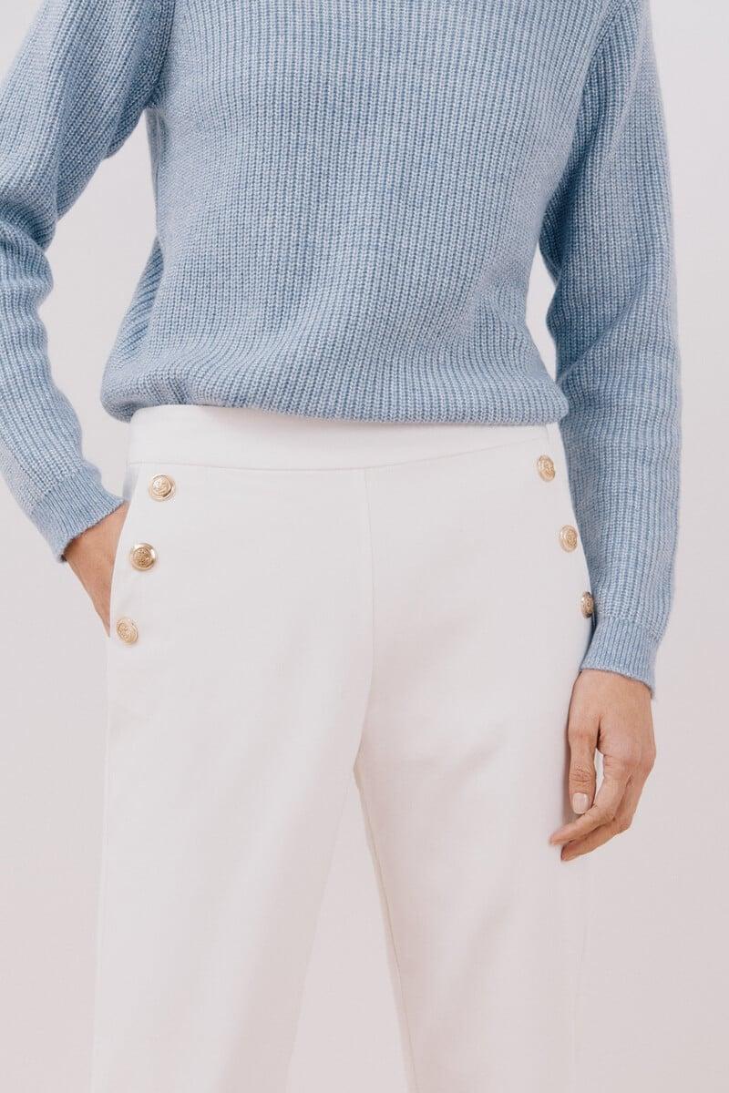 pedro del hierro Pantalón con botones Superdescuento