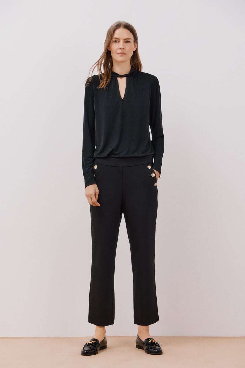 pedro del hierro Pantalón con botones Grandes descuentos