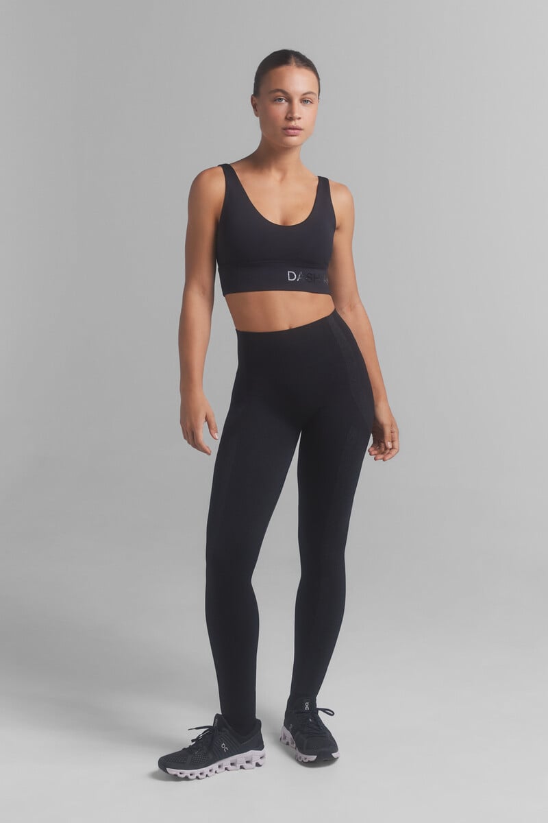 pedro del hierro Leggings negros Seamless Fit Limitado a 3 días