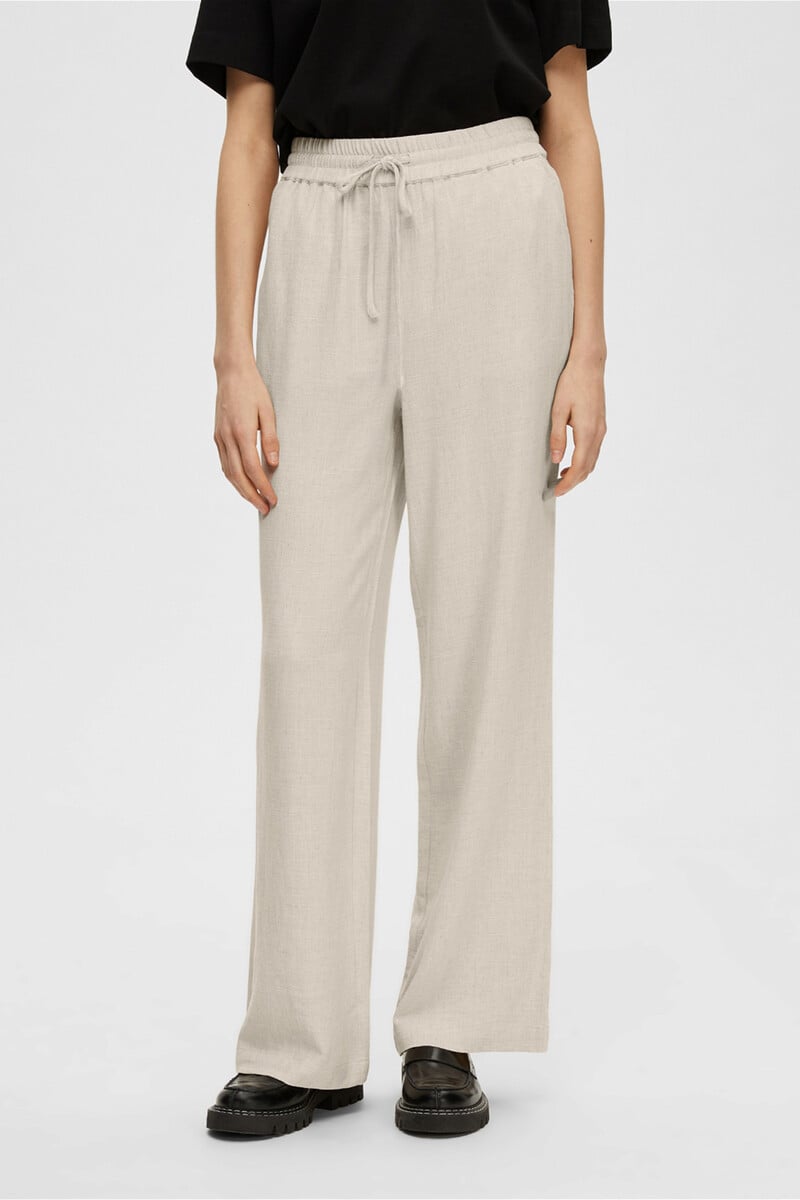 pedro del hierro Pantalones de lino Regular Fit Grandes ahorros