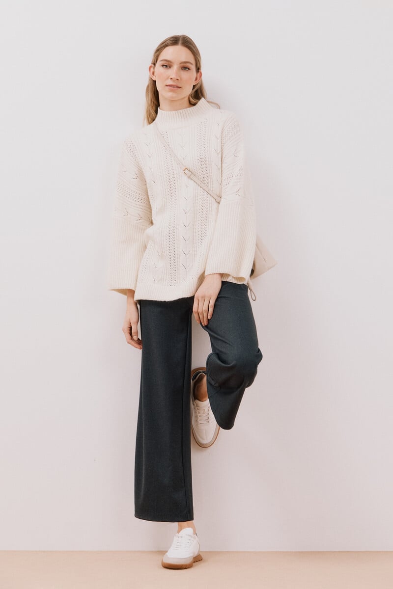 pedro del hierro Pantalón palazzo de punto