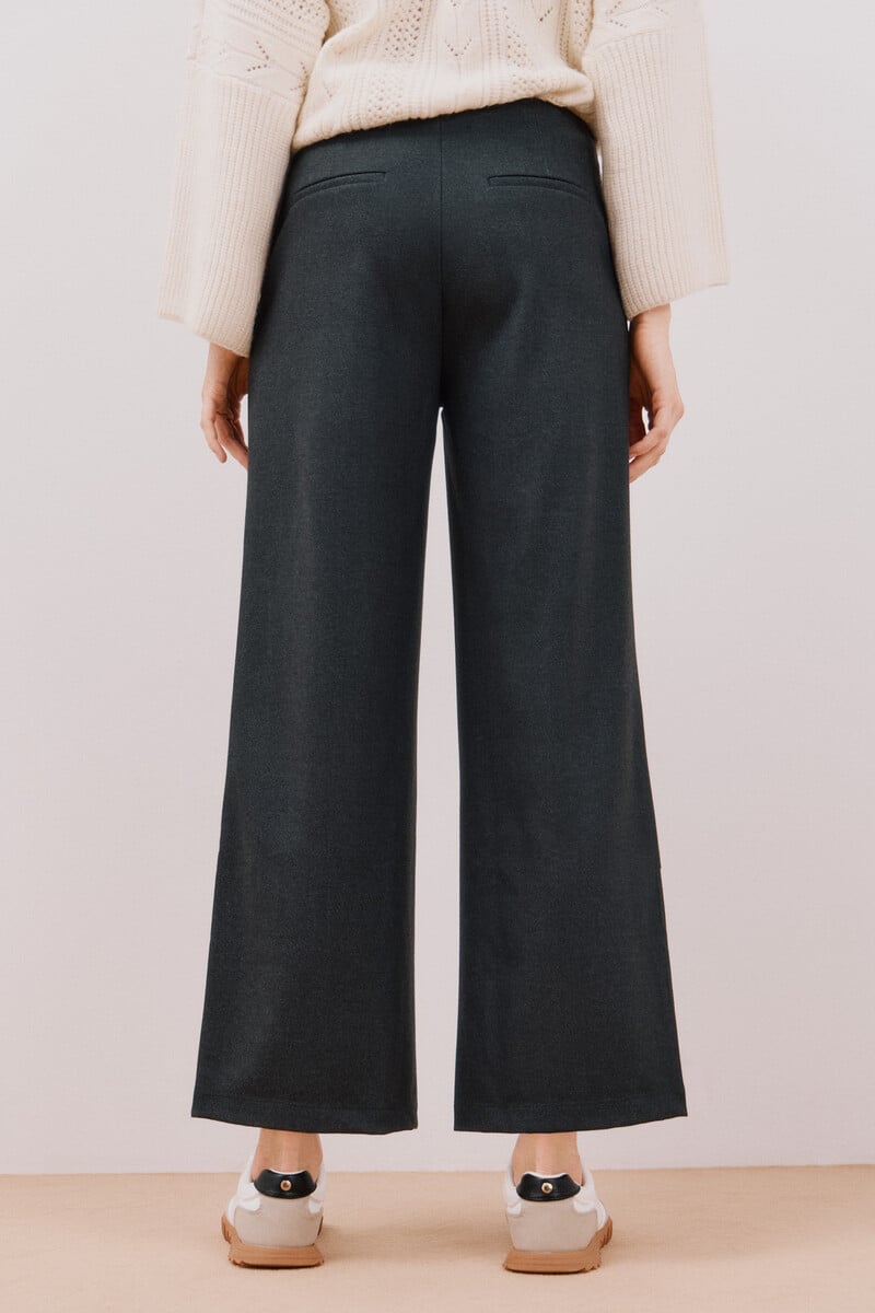 pedro del hierro Pantalón palazzo de punto Precio ultrabajo