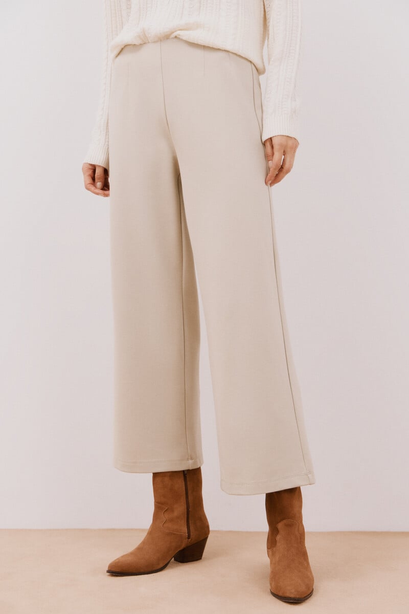 pedro del hierro Pantalón palazzo de punto Devoluciones gratuitas