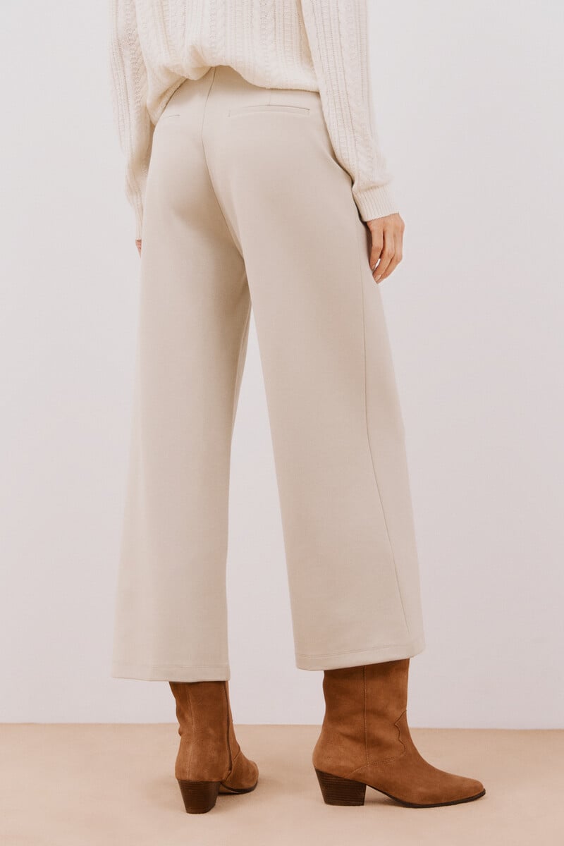 pedro del hierro Pantalón palazzo de punto Devoluciones gratuitas